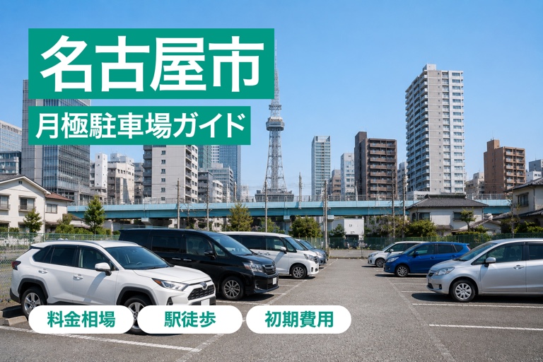 名古屋市の月極駐車場ガイド｜相場・区別の特徴・失敗しない選び方を解説