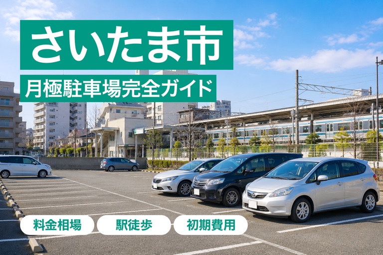 さいたま市で月極駐車場を探すときの完全ガイド｜相場・選び方・契約前のチェックポイントを解説